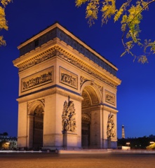 L'Arc de Triomphe à Paris