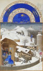 Les Très Riches Heures du duc de Berry - Février