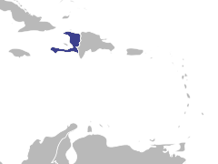 Carte de la région : Haïti
