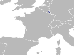 Carte de la région : Luxembourg